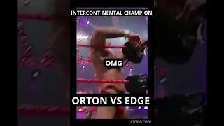 Randy Orton vs Edge - Intercontinental Champion - Vengeance 2004 #shorts