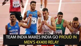 India Creates Asian Record in Men's 4x400 Relay and ranks Ninth on the chartboard💯 | #relay