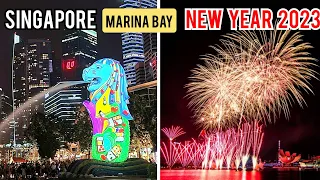 Marina Bay New Year 2023 |  New Year Lightshow 2023 | New Year Fireworks 2023 | New Years Eve 2023