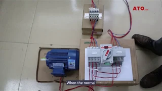 How a 4-pole automatic transfer switch works