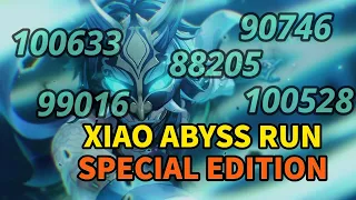 C0 Xiao Hyper Carry Showcase - Special Edition - Genshin Impact 3.3 - Spiral Abyss Floor 12 (9★)