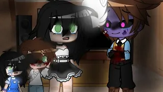 Michael family react to Afton family (AU!) (FnaF Gacha Club)