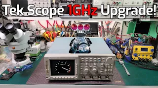 Tektronix Oscilloscope 1GHz Upgrade Hack