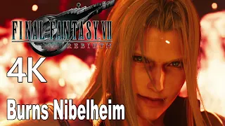 Sephiroth Burns Nibelheim Final Fantasy 7 Rebirth 4K