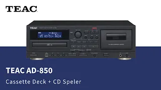 TEACT AD-850 Cassette Deck en CD Speler
