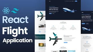 React Flight Booking Website | React & Tailwind Css Web Design