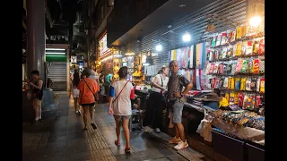 [4K] Night walking tour in Bangkok cityscape and street shopping from Asok to Nana