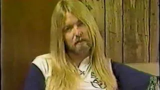 Gregg Allman interview PART 2 of 14 - Saenger Theater New Orleans 1982