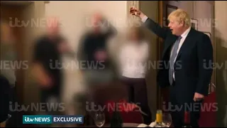 Partygate: Boris Johnson pictured drinking at No 10 lockdown party