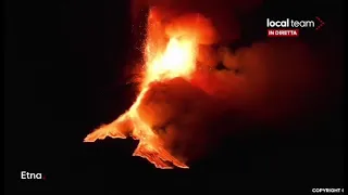 Mount Etna erupting I, Sicily, Italy, 22/02/2021