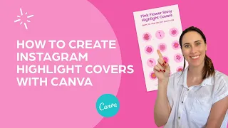 How to Create Instagram Highlight Covers with Canva | Free template