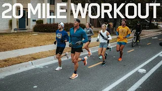 20 Mile Run Workout At Marathon Pace | Ironman Prep S2.E8