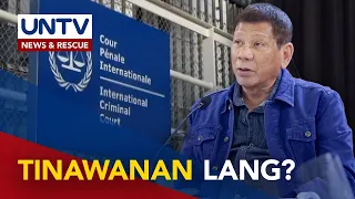 Ex-President Duterte, tinawanan lang ang ICC probe sa war on drugs — Sen. Bato