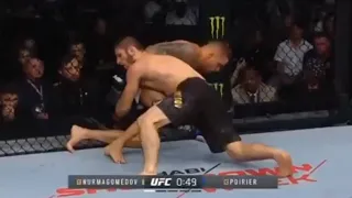 Khabib Nurmagomedov vs Dustin Poirier Full Fight Highlights | Хабиб vs Порье