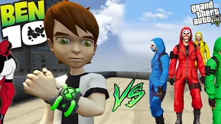 Top Criminal Vs Ben 10 in Gta 5 | Ben 10 Omnitrix Gta 5 | Lovely Gaming