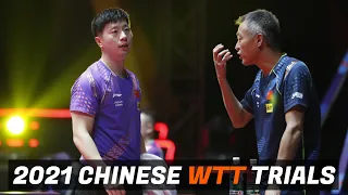 Ma Long vs Liang Yanning | 2021 Chinese WTT Trials and Olympic Simulation (R16)