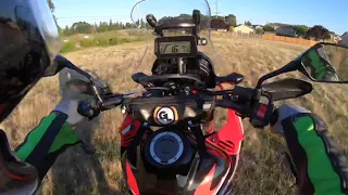 CRF300L Rally - Log Hopping, Wheelie Technique, Exploring