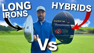 THE DIFFERENCE - LONG IRON SWING Vs HYBRID SWING