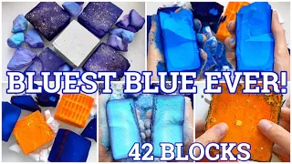 ASMR gym chalk edit // 42 BLOCKS + my BLUEST BLUE // oddly satisfying
