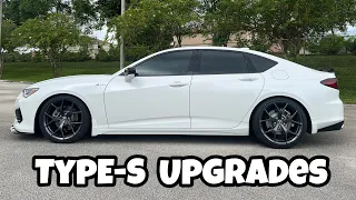 2021 Acura TLX A-Spec - OEM Type-S Upgrade | Front Splitter | Diffuser | Y-Spoke Wheel | BC Coilover