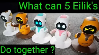 What can 5 Eilik's do together? #eilik #eilikrobot #eilikdq #music #dance #games #viral #robot