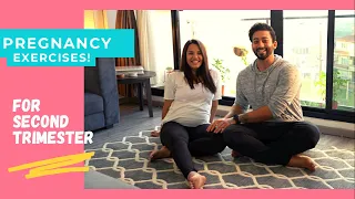 Ayushman exercises along with Priyanka during Pregnancy | Exercises for second trimester