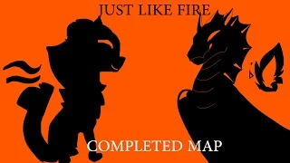 JUST LIKE FIRE II COMPLETE SILHOUETTE ANYTHING MAP