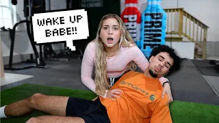 PASS OUT PRANK ON MY GIRLFRIEND!