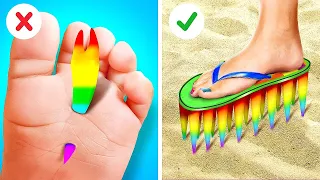 Rich VS Broke Summer Vacations Hacks For Vampires || DIY Survival Parenting Hacks by Bla Bla Jam!