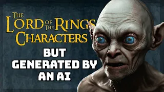 Lord of the Rings Characters | But generated by an AI