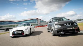 Nissan Juke R 2.0 / Nissan GTR Nismo Godzilla e o Babyzilla