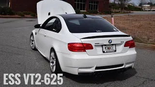 Supercharged Bmw E92 M3 Megan Racing exhaust/cat delete | flybys & accelerations!