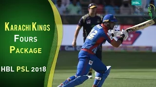 Karachi Kings Fours | Karachi Kings Vs Quetta Gladiators | Match 2 | 23 Febr | HBL PSL 2018 | PSL