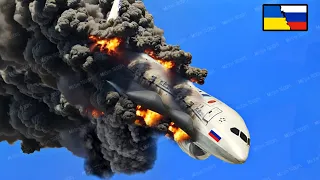 Two minutes ago, a Russian An-124 plane was hit by a US supersonic missile