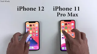 iPhone 12 vs iPhone 11 Pro Max Speed Test