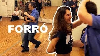 Introduction to Forró Roots Style - Forro dance demonstration by Milena Morais & Rafael