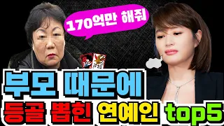 부모의 빚을 갚느라 죽어난 연예인들 Top5