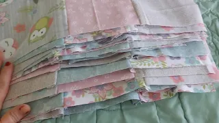 Easy "Quilt as You Go" Baby Blanket