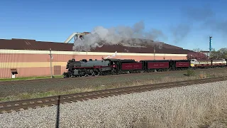 Chasing The Empress: CP 2816 Steam Train On The Final Spike Steam Tour In MN & WI (5/6/24)