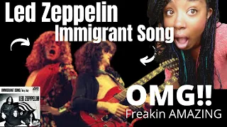 Led Zeppelin - " Immigrant Song " { Reaction } - Led Zeppelin Immigrant Song - ( Led Zeppelin Live )