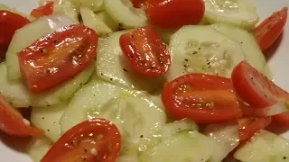 Cucumber, Tomato and Onion Salad (Great for Weight Loss)