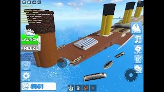 Sinking titanic! (Roblox BASTI)