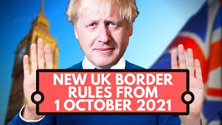 BREAKING NEWS: NEW UK BORDER RULES FROM 1 OCTOBER 2021 | UK IMMIGRATION | VISA UK