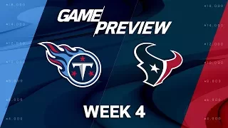 Tennessee Titans vs. Houston Texans | Week 4 Game Preview | Move the Sticks