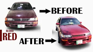 Corolla 1995 Car Restoration & Modification | Detailed Video
