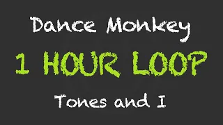 Tones and I - Dance Monkey (1 Hour Loop) (With Lyrics)