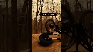 Huge MTB over the bars crash!