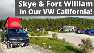Skye and Fort William in our VW California Ocean in 2021!