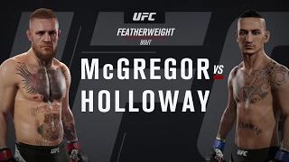 EA UFC 2 - Quick Fight - Max Holloway Vs Conor Mcgregor (ONLINE MATCH)