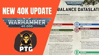 40k Balance Dataslate - New 40k Rules Update - Warhammer 40,000 - FAQ